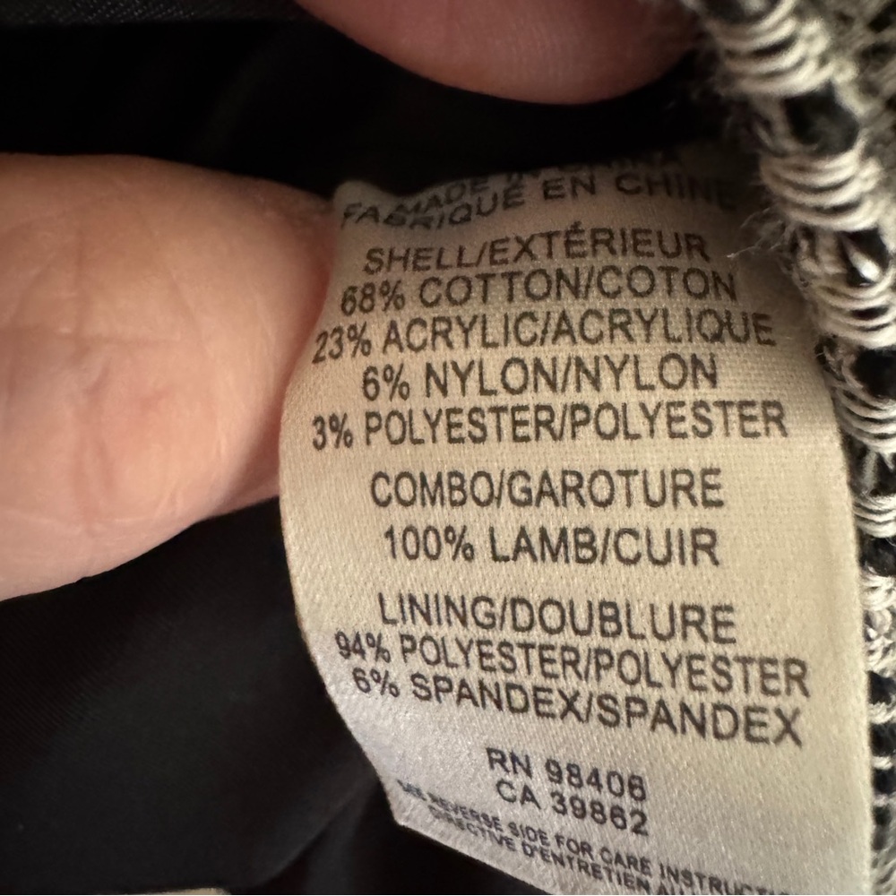 Theory Black White Tweed Sheath Dress Sleeveless Textured Shift Dress Size 2 - Picture 8 of 8